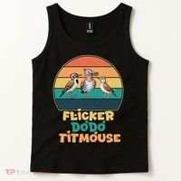 Flicker Dodo Titmouse Bird Watch Nature Lover Tank Top thumb 2