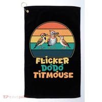 Flicker Dodo Titmouse Bird Watch Nature Lover Golf Towel thumb 0
