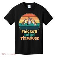 Flicker Dodo Titmouse Bird Watch Nature Lover Kids T-Shirt thumb 0