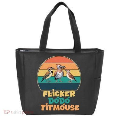 Flicker Dodo Titmouse Bird Watch Nature Lover Tote Bag