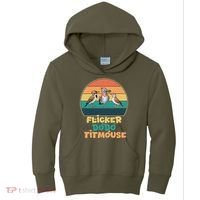Flicker Dodo Titmouse Bird Watch Nature Lover Kids Hoodie thumb 0
