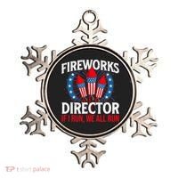 Fireworks Director USA American Flag 4th Of July Fourth Ornament thumb 0