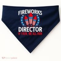 Fireworks Director USA American Flag 4th Of July Fourth USA-Made Doggie Bandana thumb 0