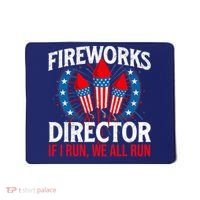 Fireworks Director USA American Flag 4th Of July Fourth Mousepad thumb 0