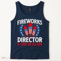 Fireworks Director USA American Flag 4th Of July Fourth Tank Top thumb 2