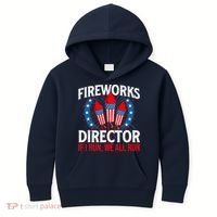 Fireworks Director USA American Flag 4th Of July Fourth Kids Hoodie thumb 0