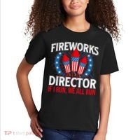 Fireworks Director USA American Flag 4th Of July Fourth Kids T-Shirt thumb 2