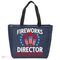 Fireworks Director USA American Flag 4th Of July Fourth Tote Bag thumb 0