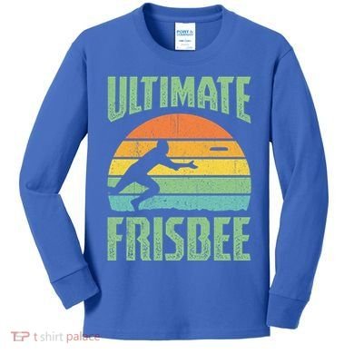 Frisbee Design Ultimate Frisbee Gift Kids Long Sleeve Shirt