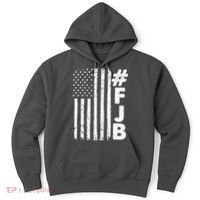 #FJB Distressed USA American Flag Hoodie thumb 0