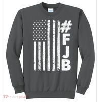 #FJB Distressed USA American Flag Sweatshirt thumb 0