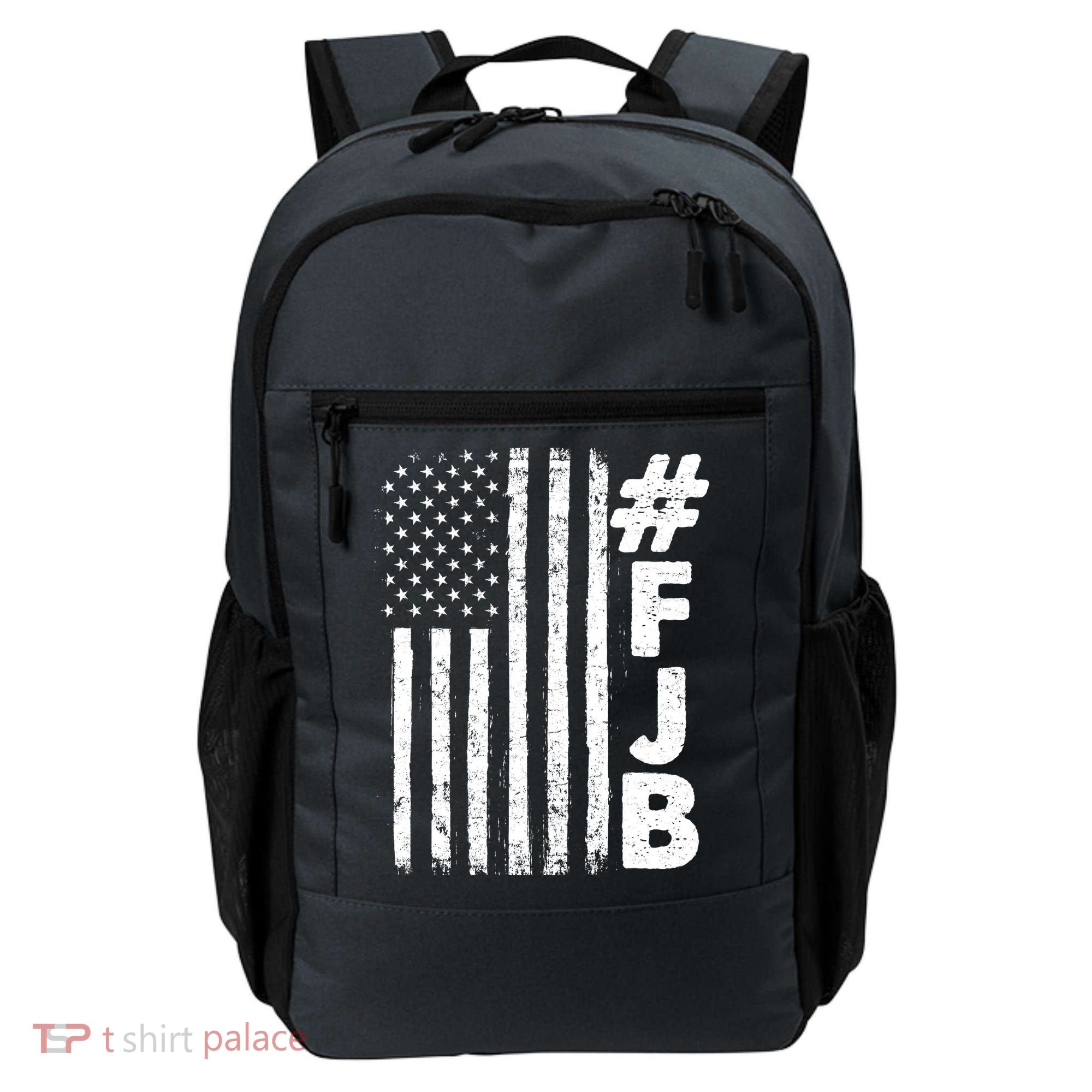 #FJB Distressed USA American Flag Backpack