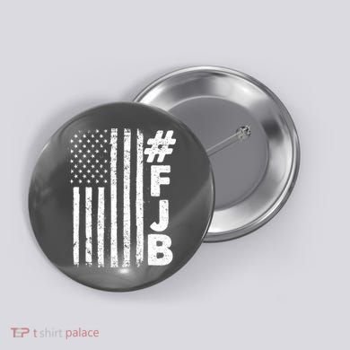 #FJB Distressed USA American Flag Button