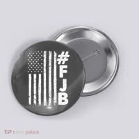 #FJB Distressed USA American Flag Button thumb 0