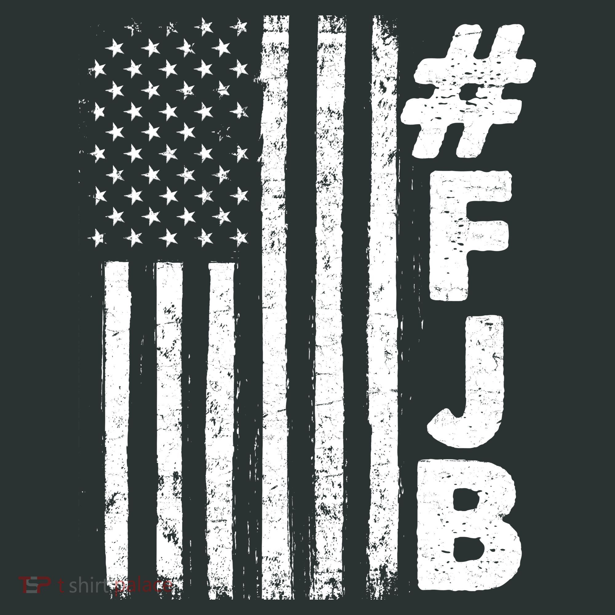 #FJB Distressed USA American Flag Coaster