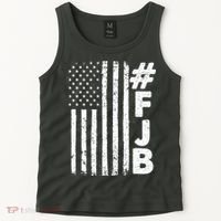 #FJB Distressed USA American Flag Tank Top thumb 2