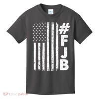 #FJB Distressed USA American Flag Kids T-Shirt thumb 0