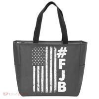 #FJB Distressed USA American Flag Tote Bag thumb 0