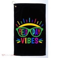 Field Day Vibes Last Day Of School Field Day Teacher And Gift Golf Towel thumb 0