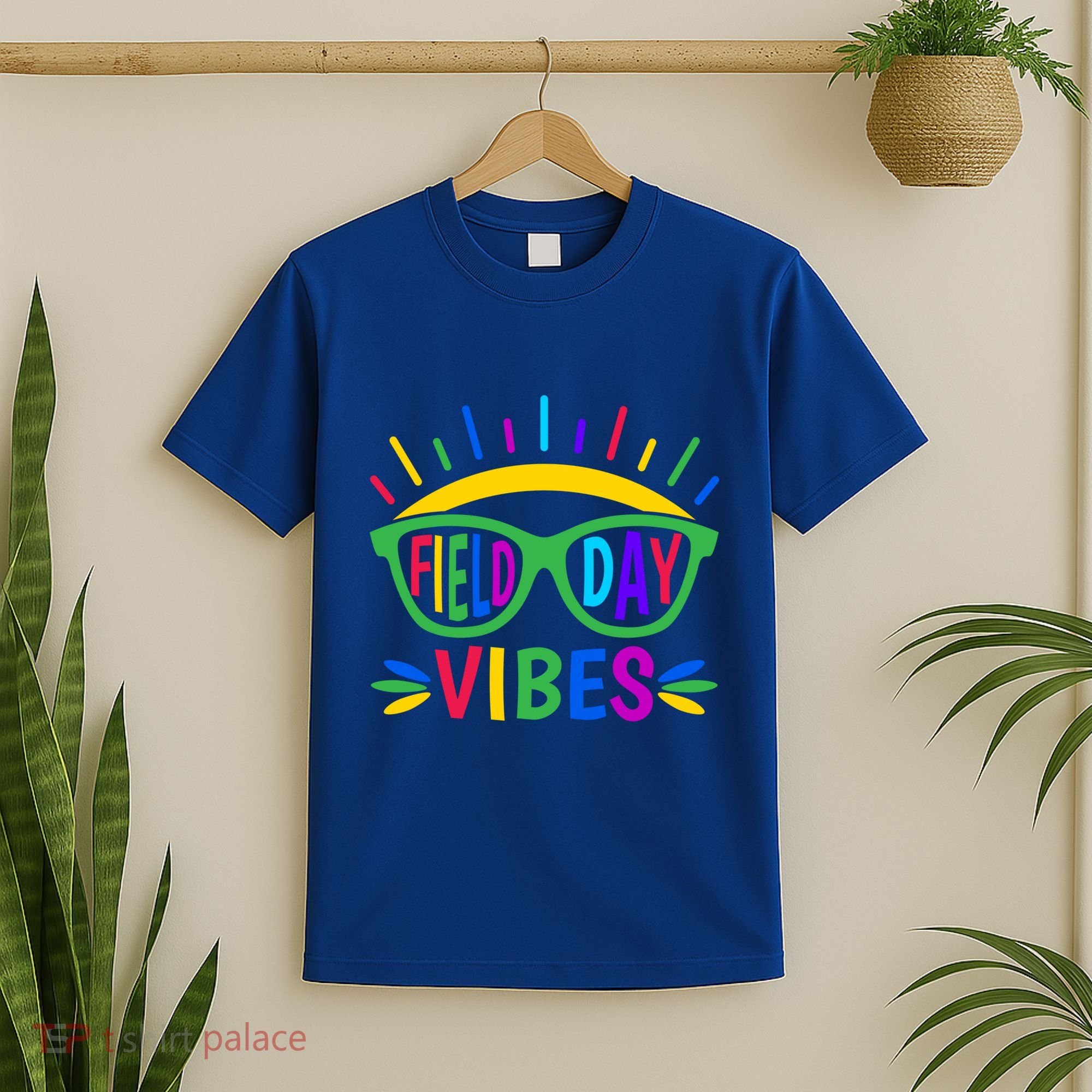 Field Day Vibes Last Day Of School Field Day Teacher And Gift T-Shirt