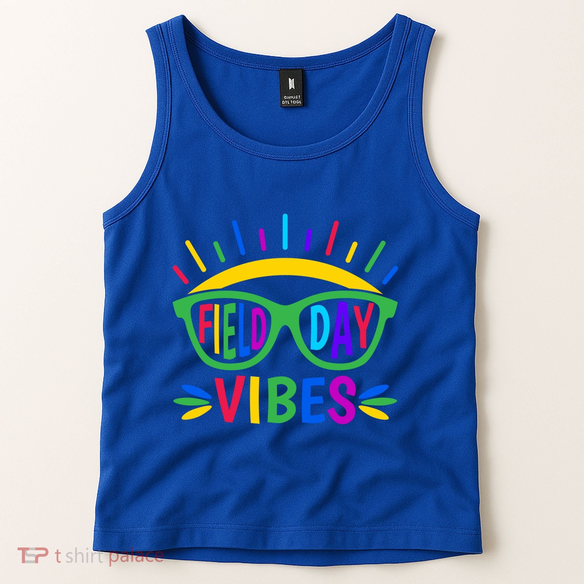 Field Day Vibes Last Day Of School Field Day Teacher And Gift Tank Top