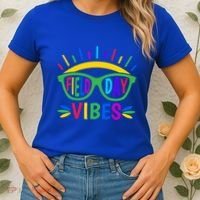 Field Day Vibes Last Day Of School Field Day Teacher And Gift Women's T-Shirt thumb 2