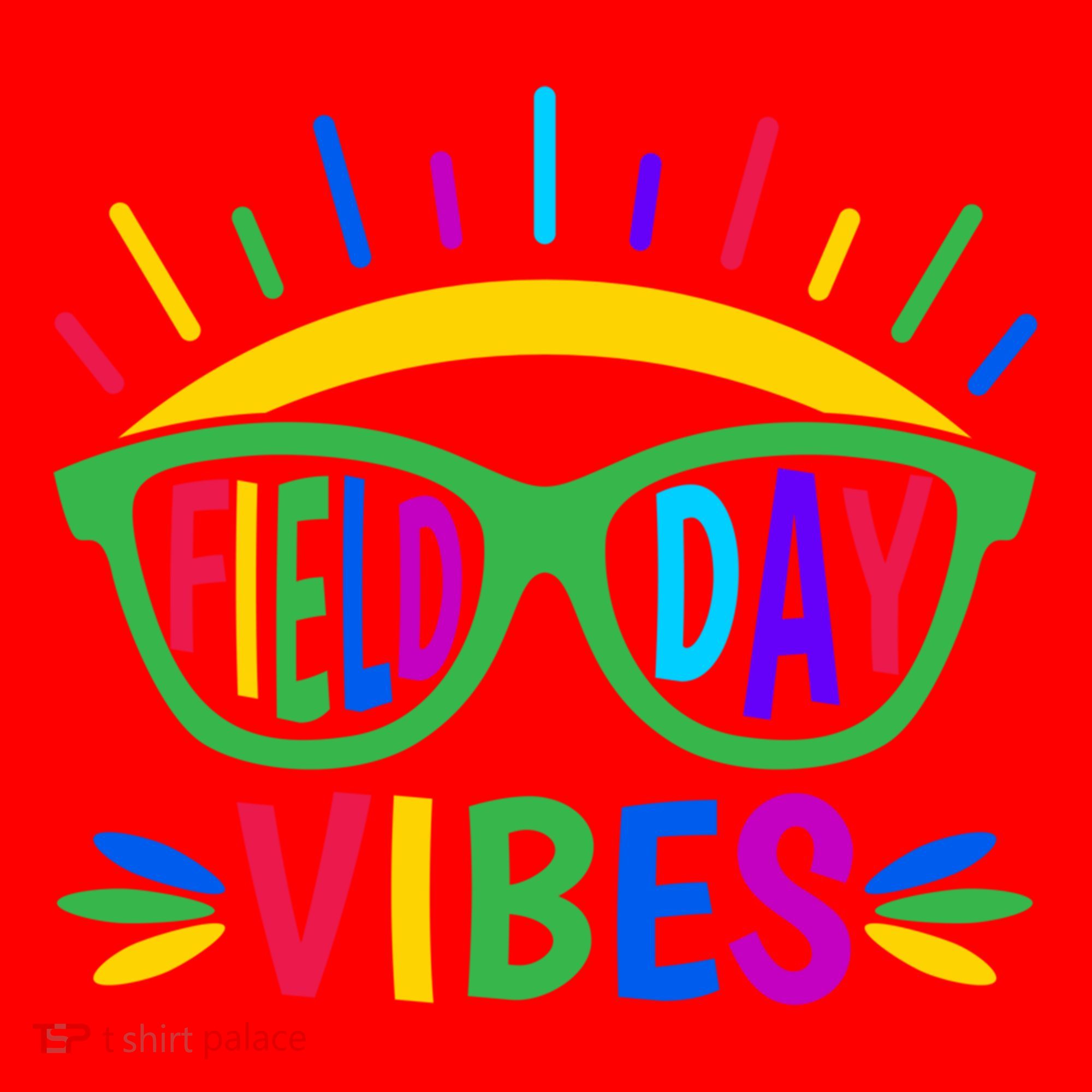 Field Day Vibes Last Day Of School Field Day Teacher And Gift Santa Hat