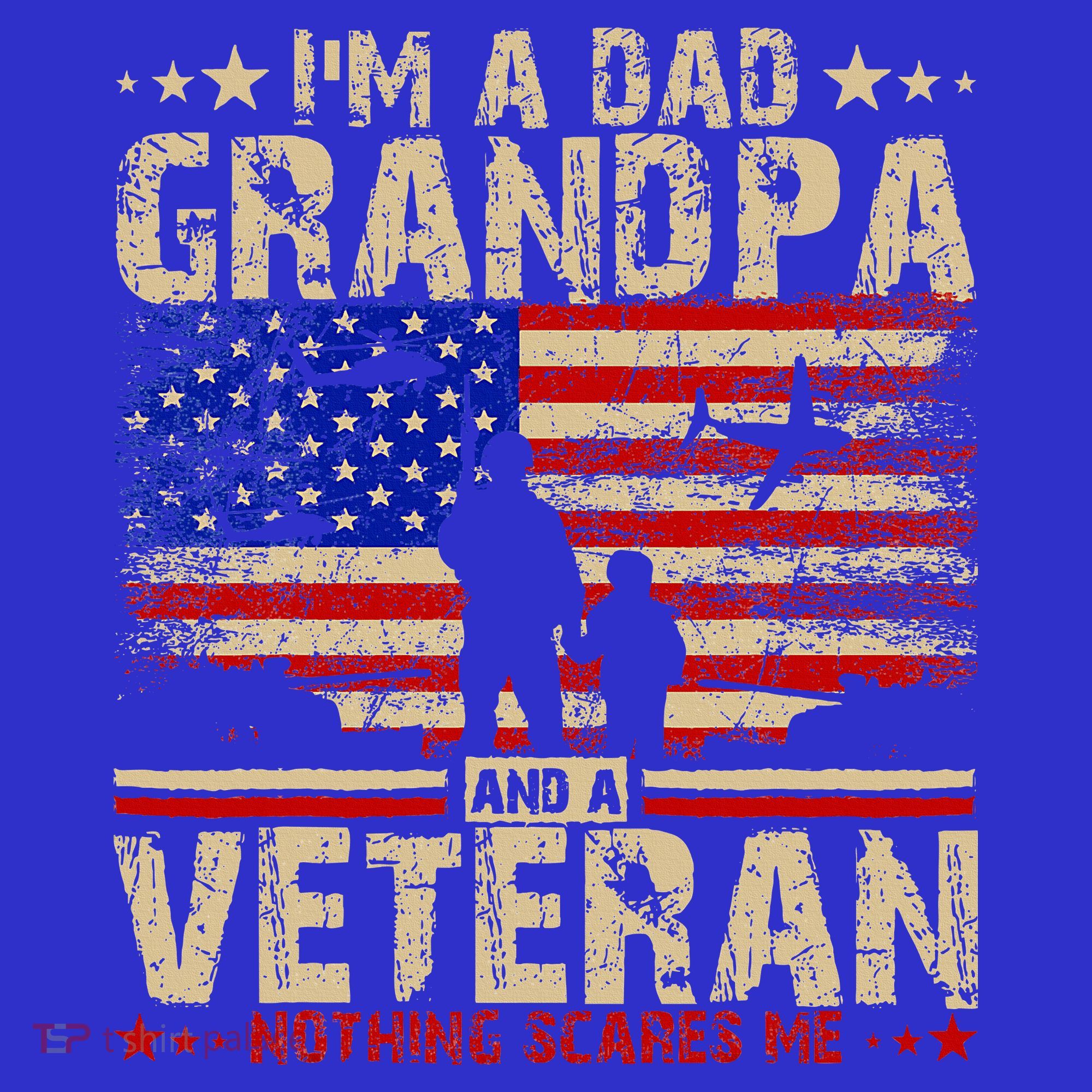 Father's Day  Veterans Day I'm A Dad Grandpa and A Veteran  Sweatshirt