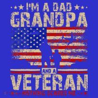 Father's Day  Veterans Day I'm A Dad Grandpa and A Veteran  Toddler T-Shirt thumb 4