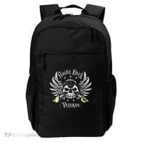 Flight Deck Veteran Skull Naval Aviation Backpack thumb 0