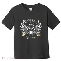Flight Deck Veteran Skull Naval Aviation Toddler T-Shirt thumb 0