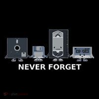 Floppy Disk Vhs Cassette Never Forget Geek History Bucket Hat thumb 4