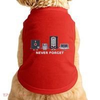 Floppy Disk Vhs Cassette Never Forget Geek History Doggie Tank thumb 0