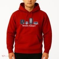 Floppy Disk Vhs Cassette Never Forget Geek History Hoodie thumb 2