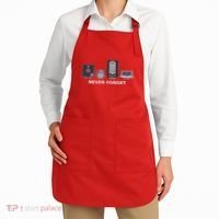Floppy Disk Vhs Cassette Never Forget Geek History Apron thumb 2