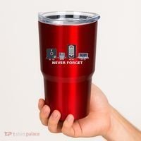 Floppy Disk Vhs Cassette Never Forget Geek History Tumbler thumb 2