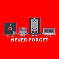 Floppy Disk Vhs Cassette Never Forget Geek History Ornament thumb 1