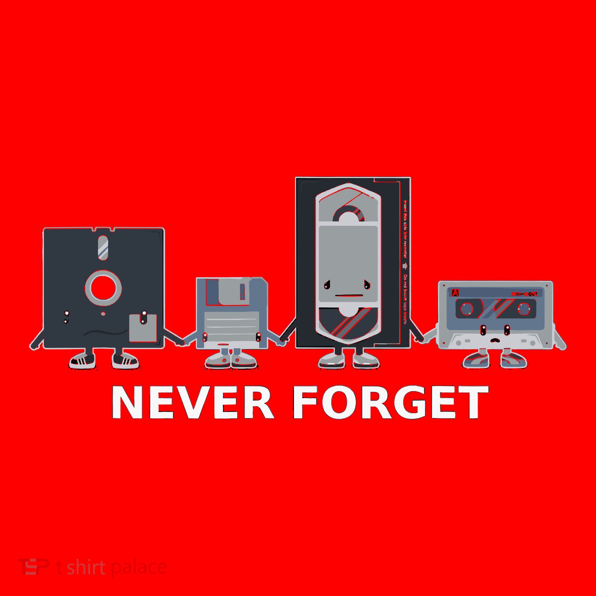 Floppy Disk Vhs Cassette Never Forget Geek History Hat