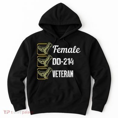 Female Dd214 Veteran Hoodie