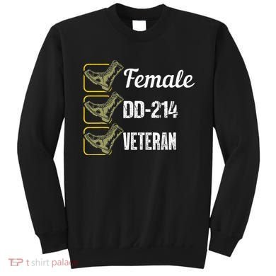 Female Dd214 Veteran Sweatshirt