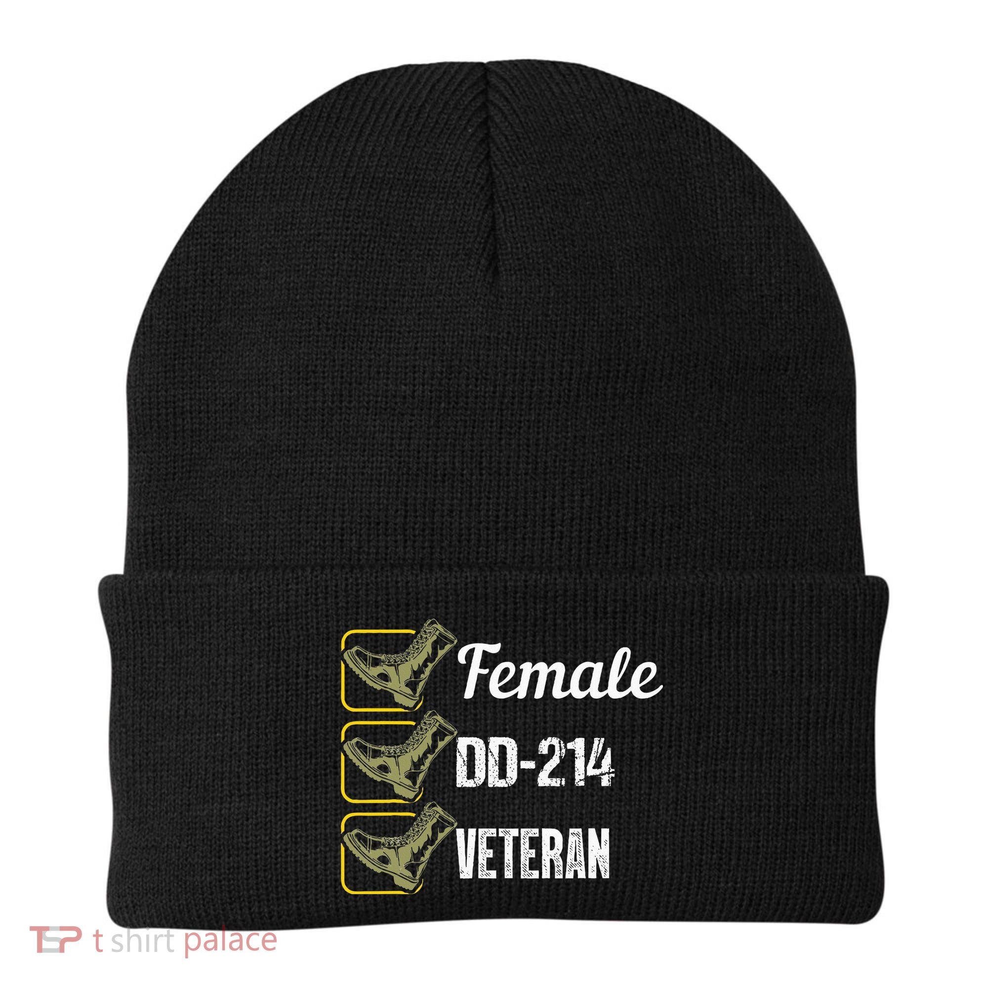 Female Dd214 Veteran Beanie