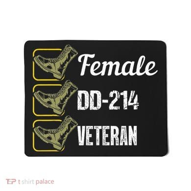 Female Dd214 Veteran Mousepad