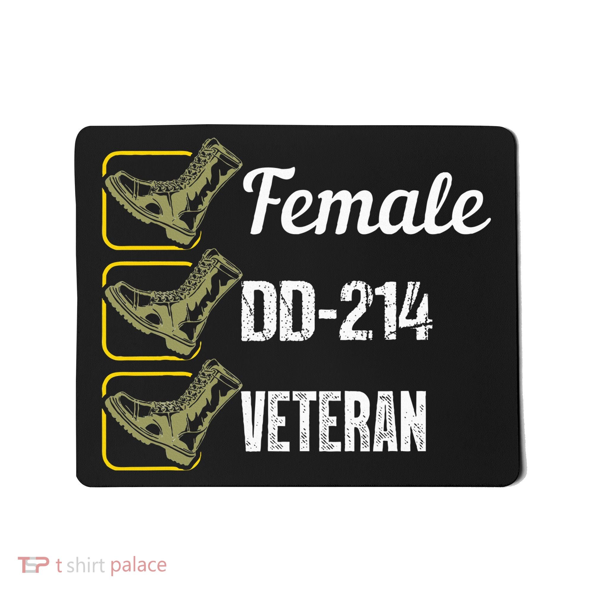 Female Dd214 Veteran Mousepad