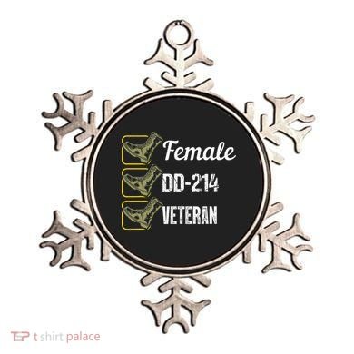 Female Dd214 Veteran Ornament