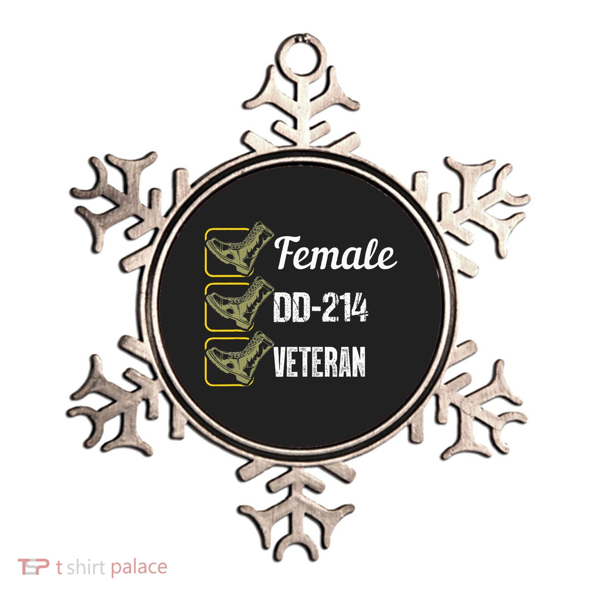 Female Dd214 Veteran Ornament