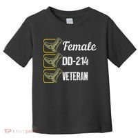 Female Dd214 Veteran Toddler T-Shirt thumb 0