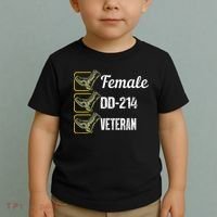 Female Dd214 Veteran Toddler T-Shirt thumb 2