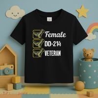 Female Dd214 Veteran Toddler T-Shirt thumb 3