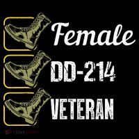 Female Dd214 Veteran Women's Long Sleeve Shirt thumb 2