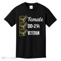 Female Dd214 Veteran Kids T-Shirt thumb 0